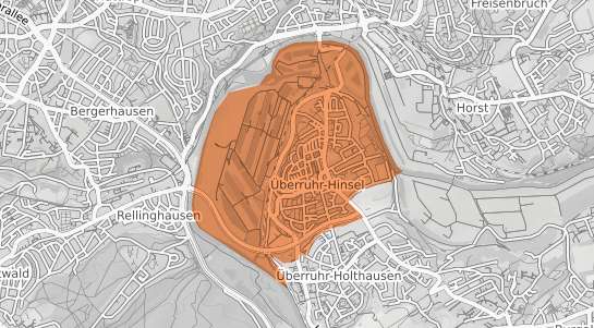 Mietspiegelkarte Essen &Uuml;berruhr Hinsel